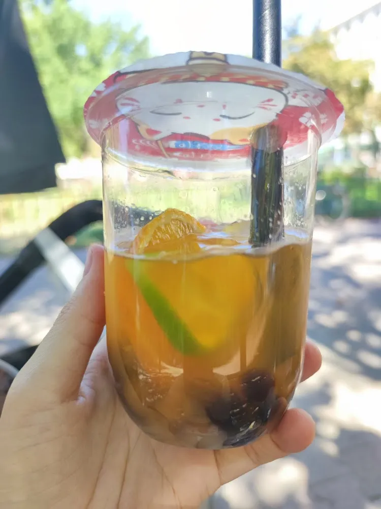 Bubble Tea Fruit de la Passion Perles Au Tapioca